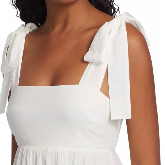 Zimmermann Tie-Shoulder Picnic Midi Dress - Picture 8 of 10